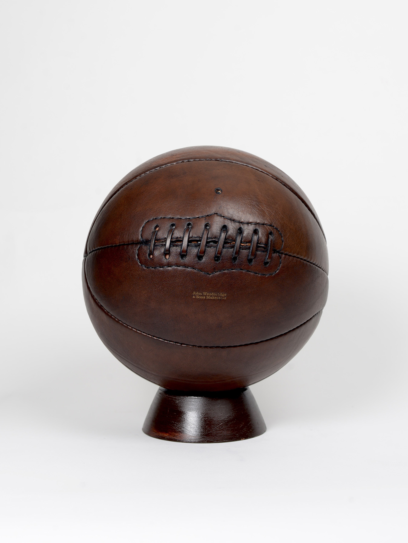 vintage leather basketball